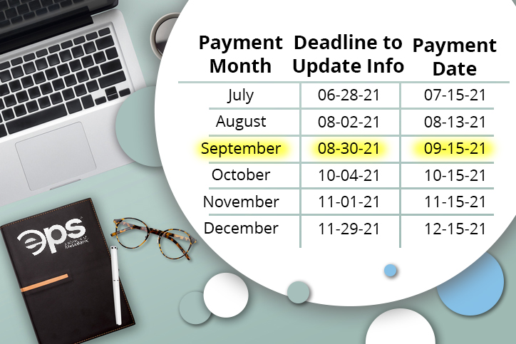 ACTC payment calendar